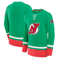 New Jersey Devils Fanatics Vintage High Point Long Sleeve T-Shirt