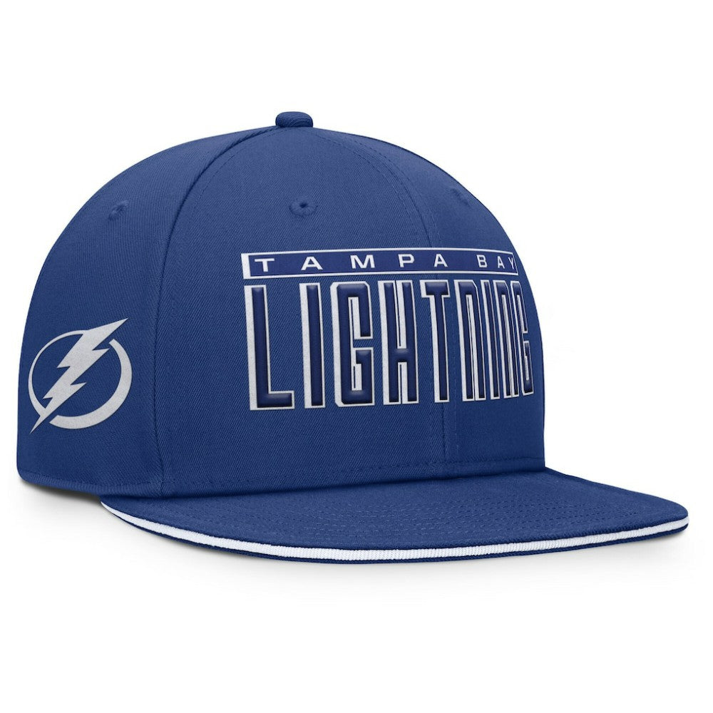 Tampa Bay Lightning Fanatics Fundamental Gino Stack Snapback Hat