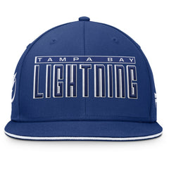 Tampa Bay Lightning Fanatics Fundamental Gino Stack Snapback Hat