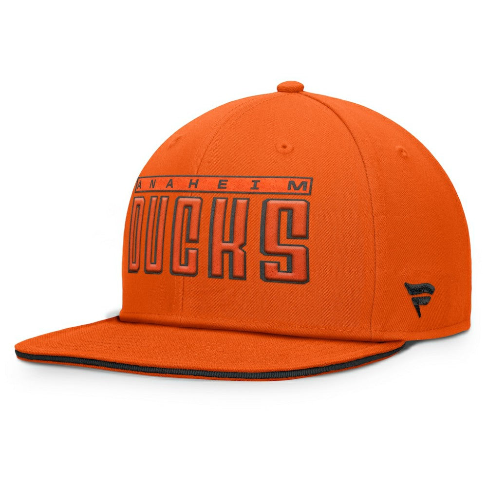 Anaheim Ducks Fanatics Fundamental Gino Stack Snapback Hat