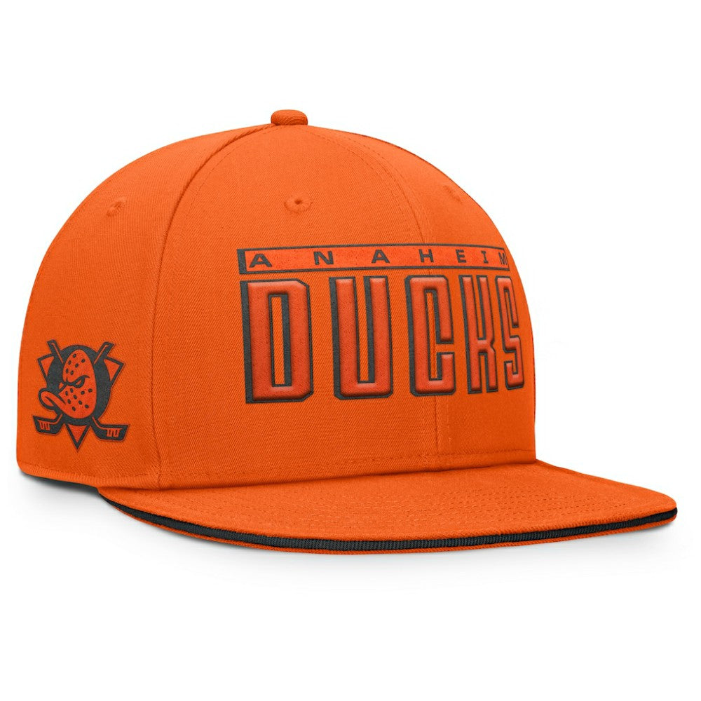 Anaheim Ducks Fanatics Fundamental Gino Stack Snapback Hat