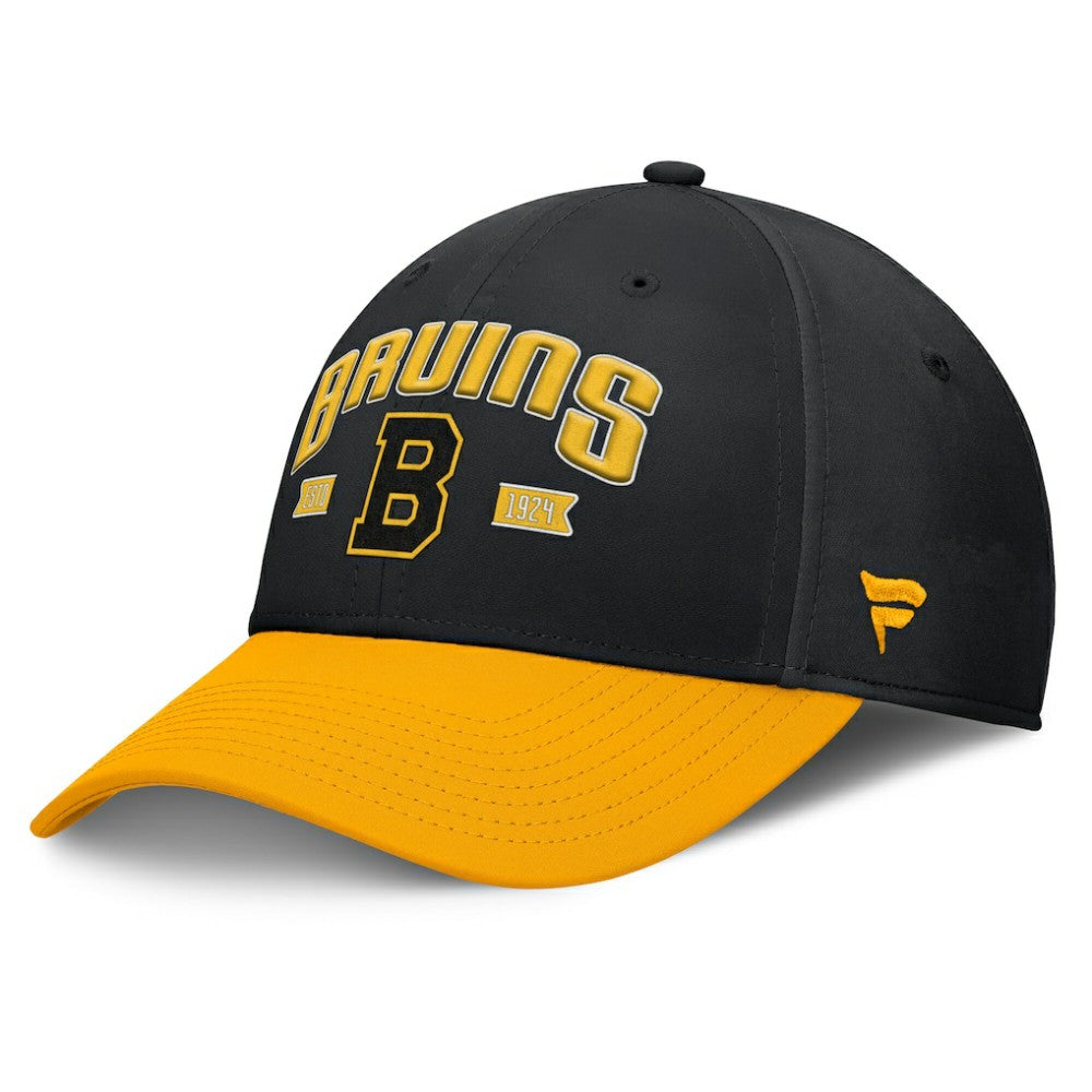 Boston Bruins Fanatics Heritage Captain Flex Hat