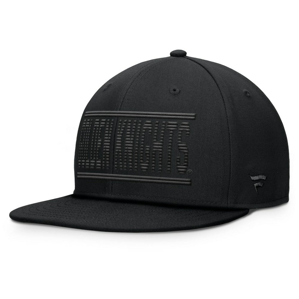 Vegas Golden Knights Fanatics Heritage Ice Time Wordmark Fitted Hat