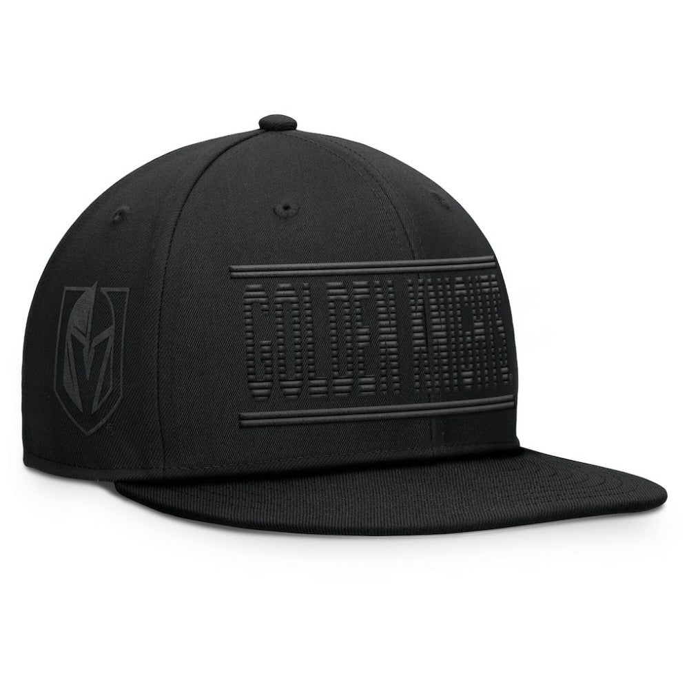 Vegas Golden Knights Fanatics Heritage Ice Time Wordmark Fitted Hat