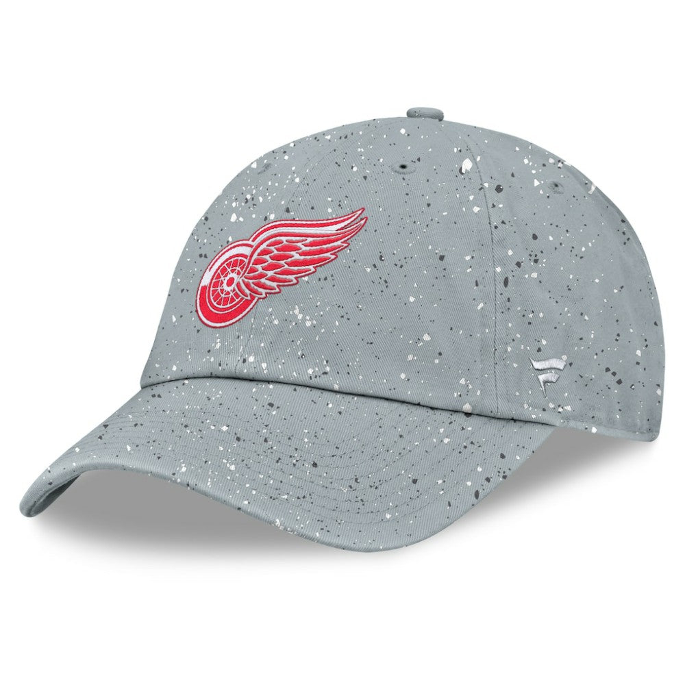 Detroit Red Wings Fanatics Women's Heritage Snow Day Speckle Adjustable Hat