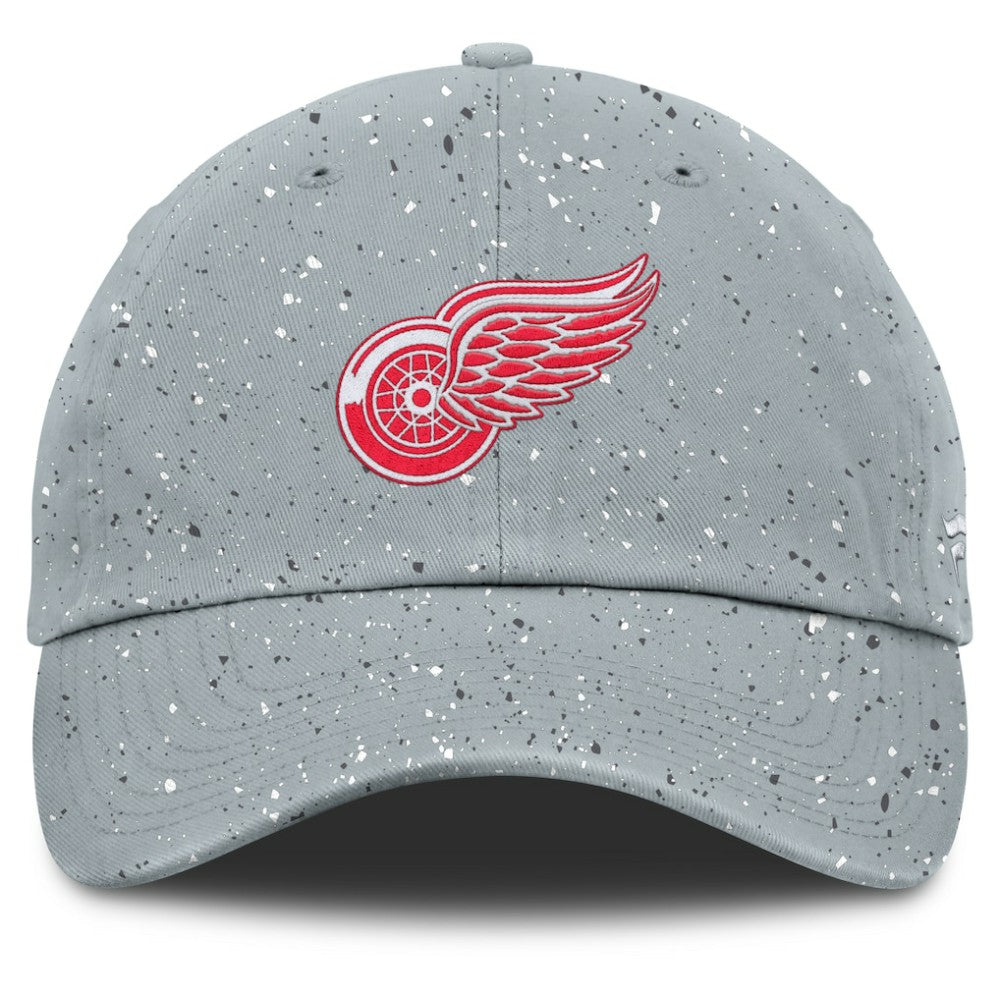 Detroit Red Wings Fanatics Women's Heritage Snow Day Speckle Adjustable Hat