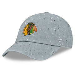 Chicago Blackhawks Fanatics Women's Heritage Snow Day Speckle Adjustable Hat