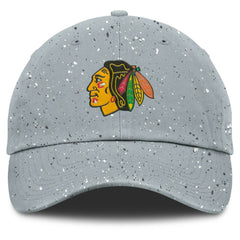 Chicago Blackhawks Fanatics Women's Heritage Snow Day Speckle Adjustable Hat