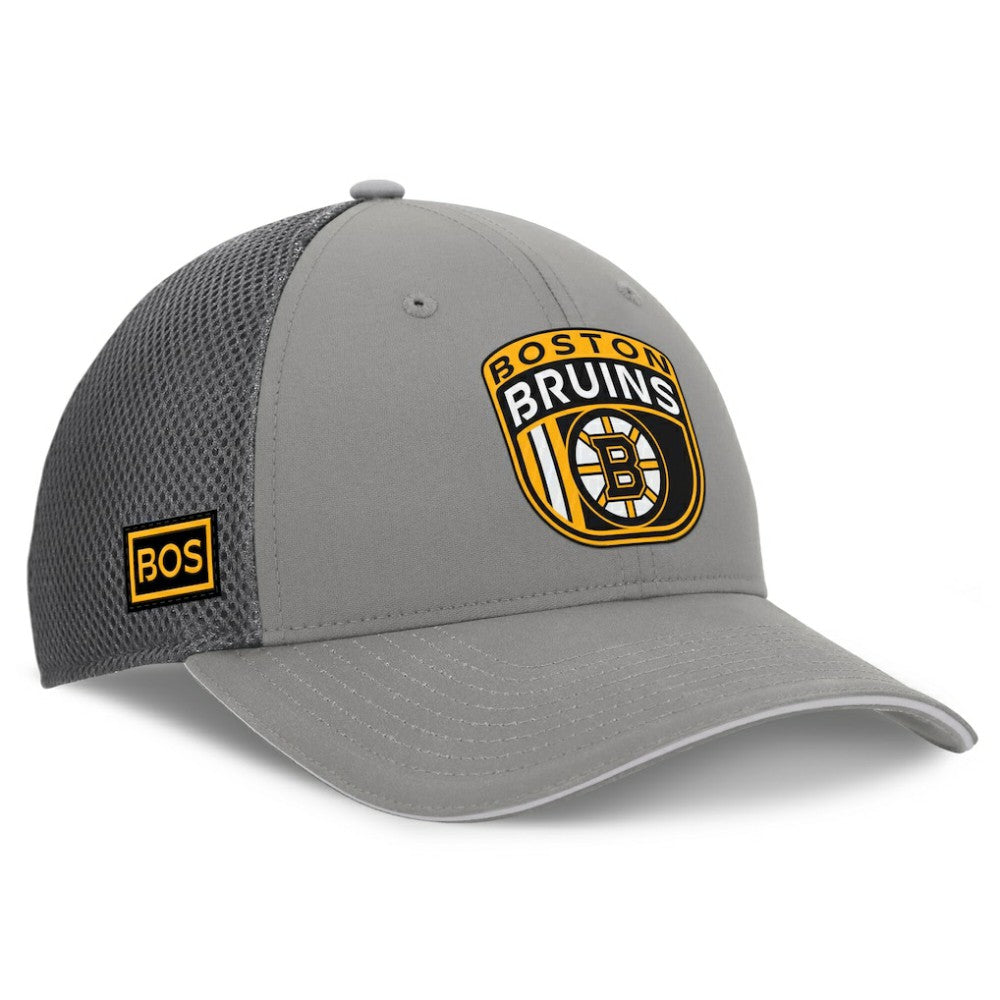 Boston Bruins Fanatics Authentic Pro Home Ice Trucker Adjustable Hat