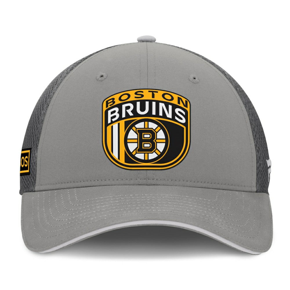 Boston Bruins Fanatics Authentic Pro Home Ice Trucker Adjustable Hat