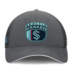 Seattle Kraken Fanatics Authentic Pro Home Ice Trucker Adjustable Hat
