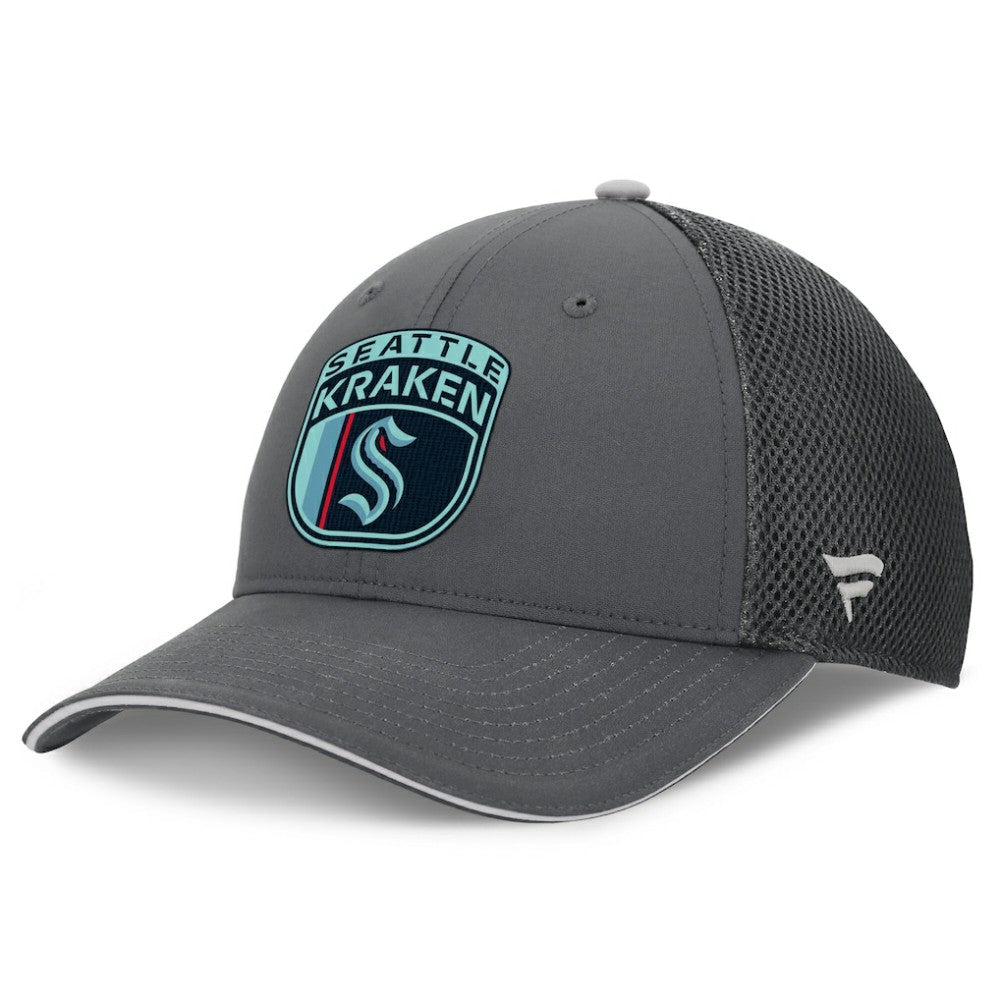 Seattle Kraken Fanatics Authentic Pro Home Ice Trucker Adjustable Hat