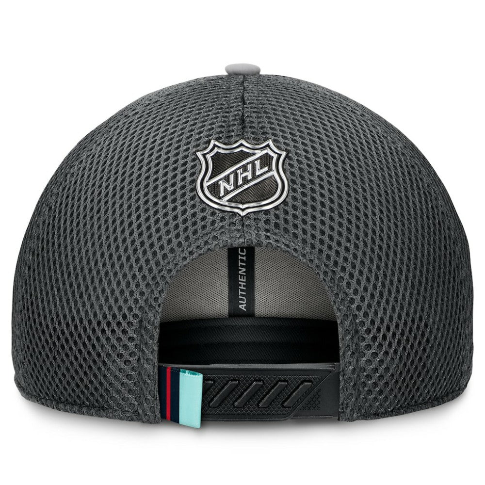 Seattle Kraken Fanatics Authentic Pro Home Ice Trucker Adjustable Hat