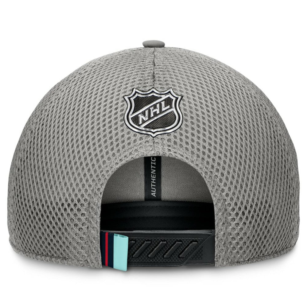 Seattle Kraken Fanatics Authentic Pro Home Ice Trucker Adjustable Hat