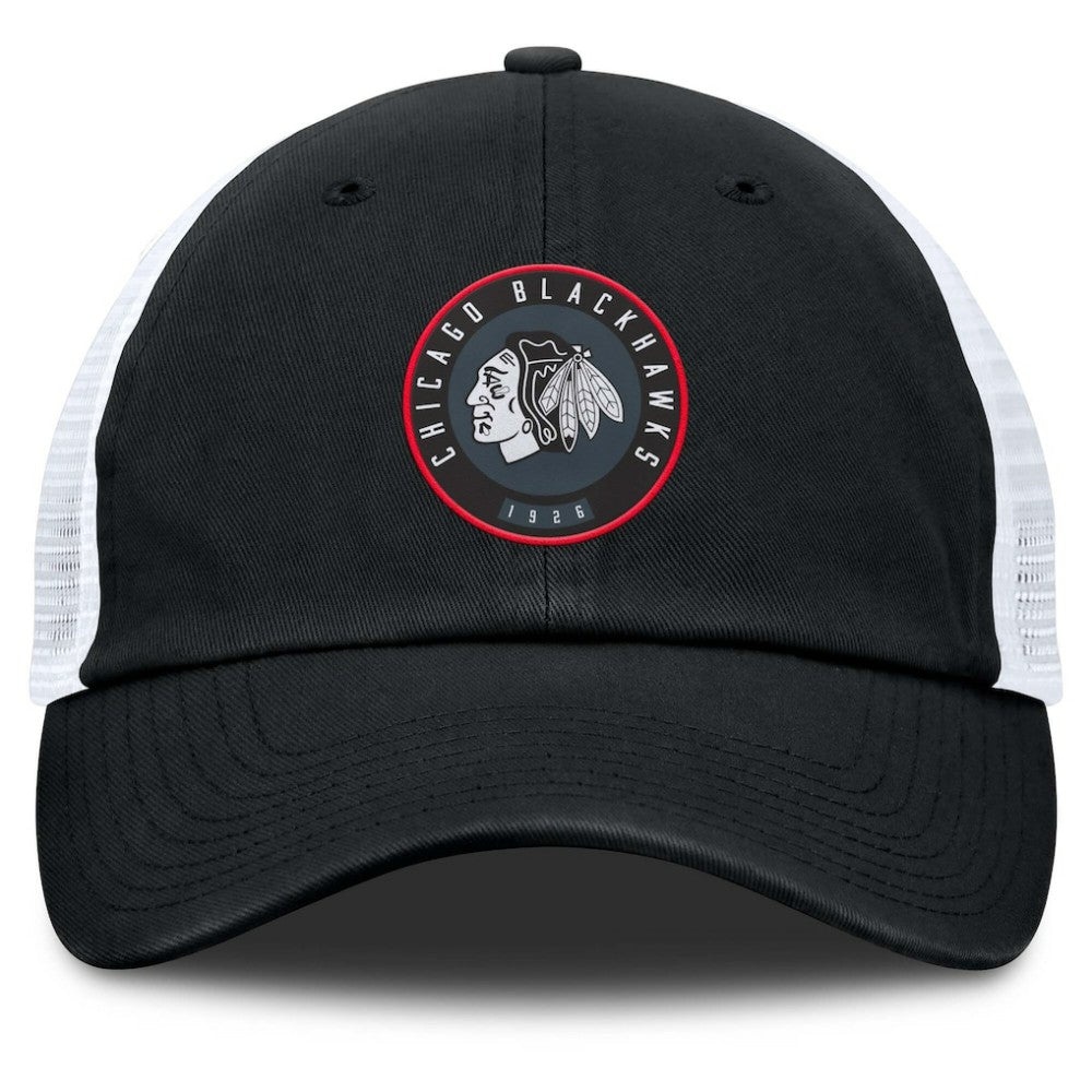 Chicago Blackhawks Fanatics Averie Trucker Adjustable Hat