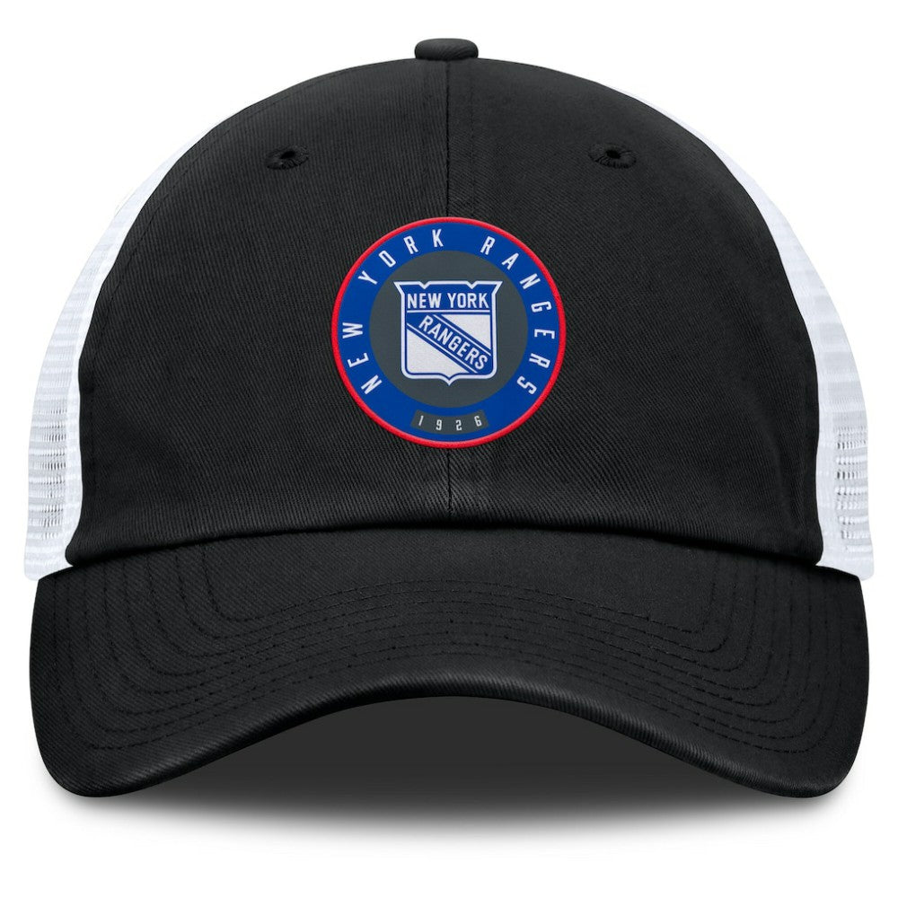 New York Rangers Fanatics Averie Trucker Adjustable Hat