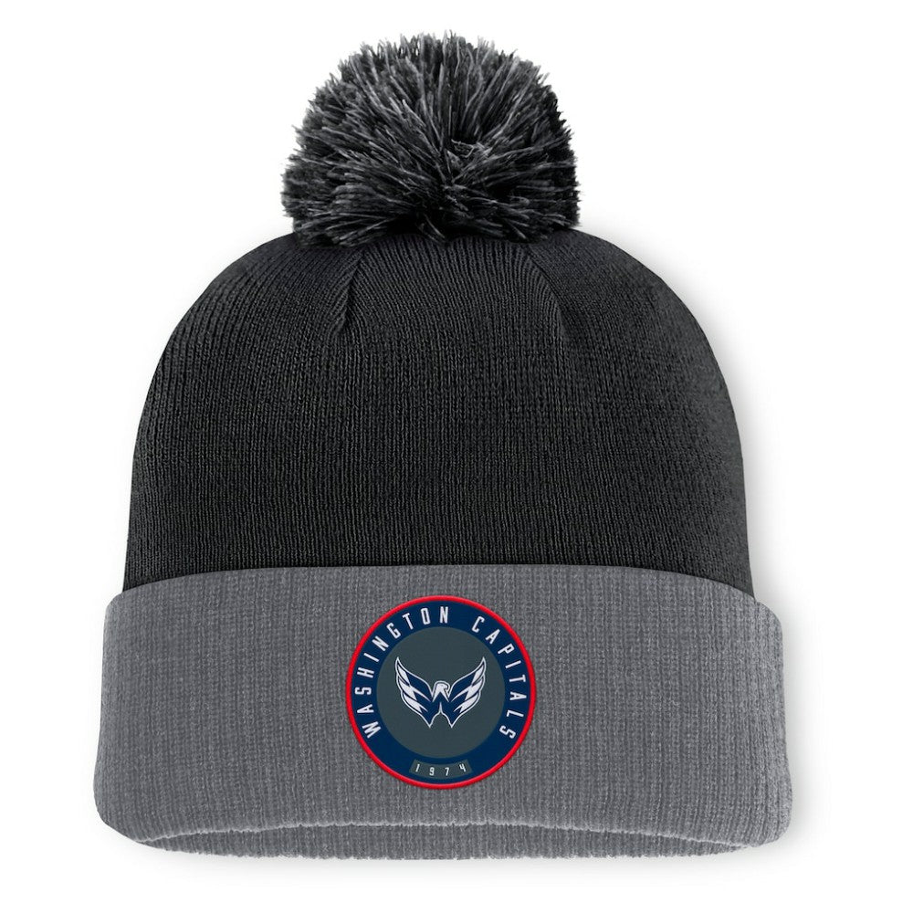 Washington Capitals Fanatics Aspyn Cuffed Knit Hat with Pom