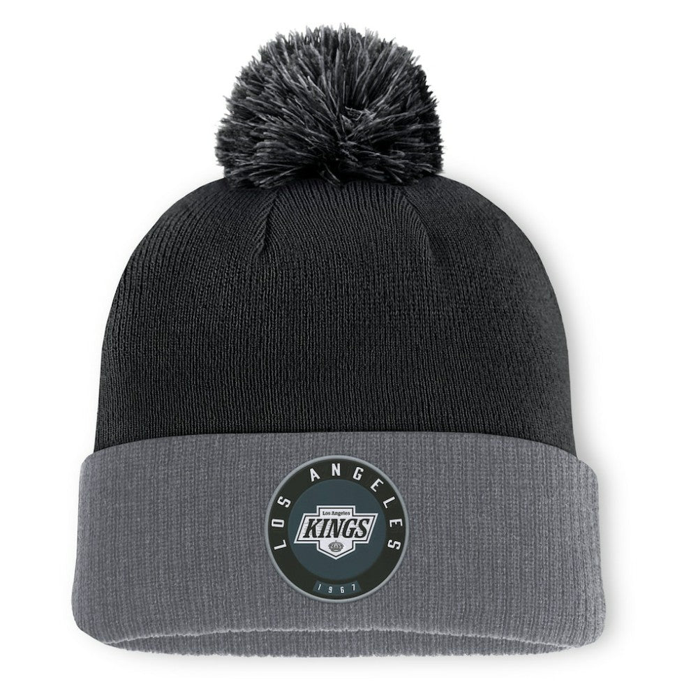 Los Angeles Kings Fanatics Aspyn Cuffed Knit Hat with Pom