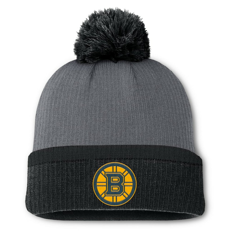 Boston Bruins Fanatics Women's Cuffed Knit Hat with Pom