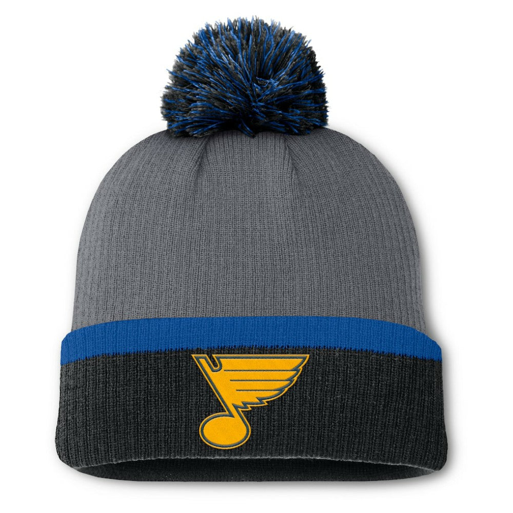 St. Louis Blues Fanatics Women's Cuffed Knit Hat with Pom