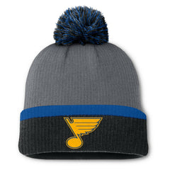 St. Louis Blues Fanatics Women's Cuffed Knit Hat with Pom