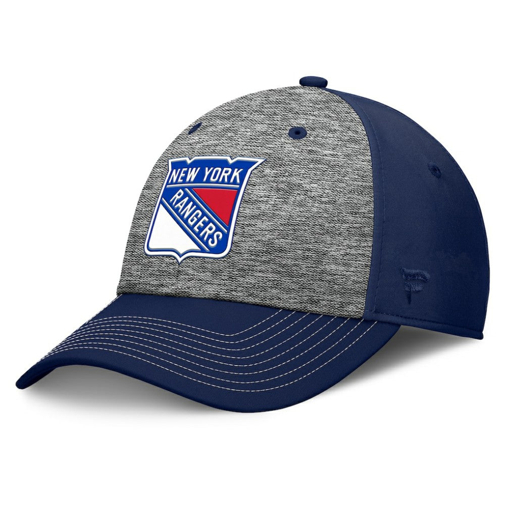 New York Rangers Fanatics Fundamental Top Shelf 2-Tone Flex Hat