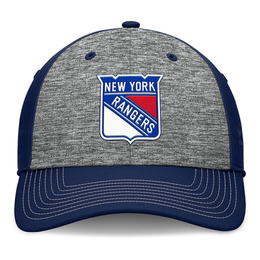 New York Rangers Fanatics Fundamental Top Shelf 2-Tone Flex Hat