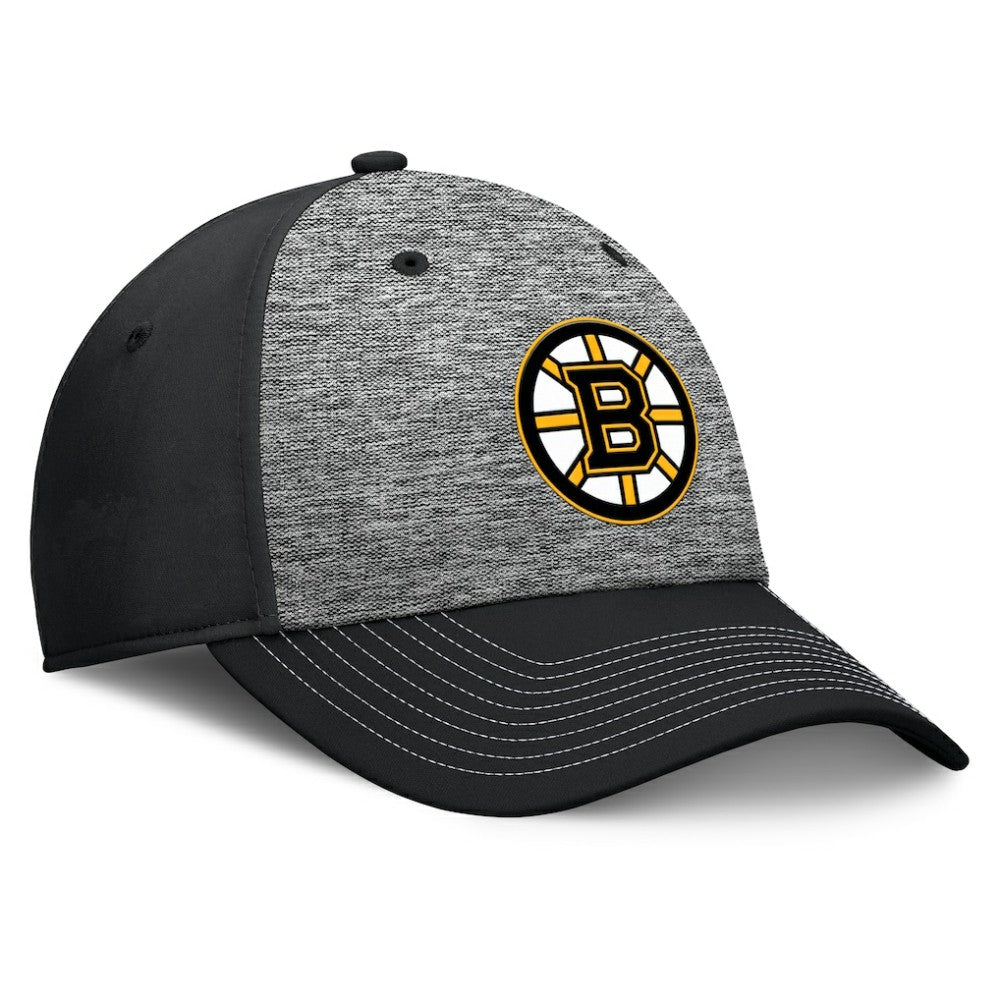 Boston Bruins Fanatics Fundamental Top Shelf 2-Tone Flex Hat