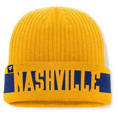 Nashville Predators Fanatics Blueliner Cuffed Knit Hat
