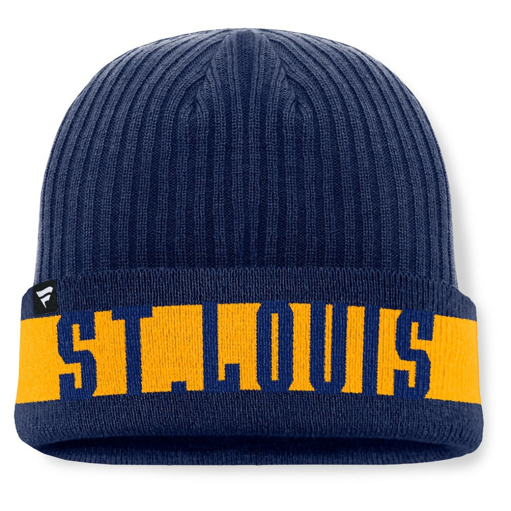 St. Louis Blues Fanatics Blueliner Cuffed Knit Hat