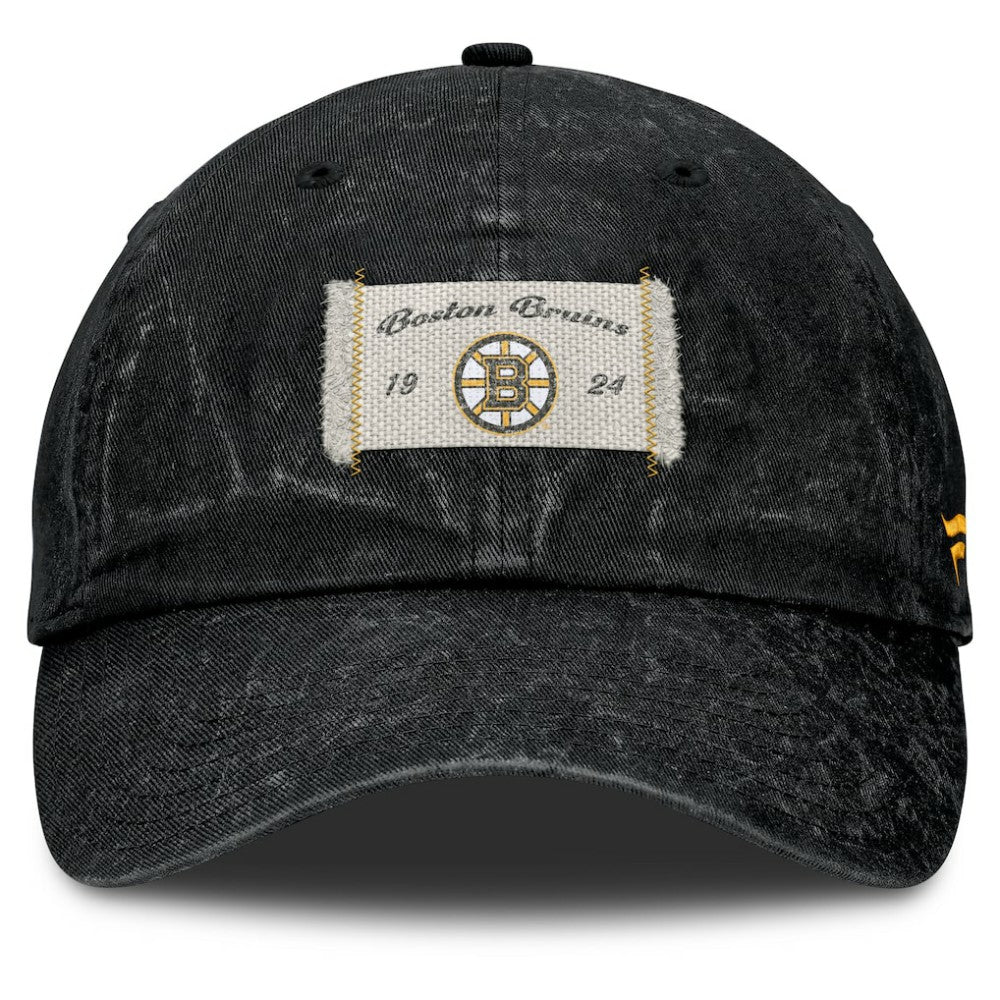 Boston Bruins Fanatics Women's Heritage Away Game Adjustable Hat