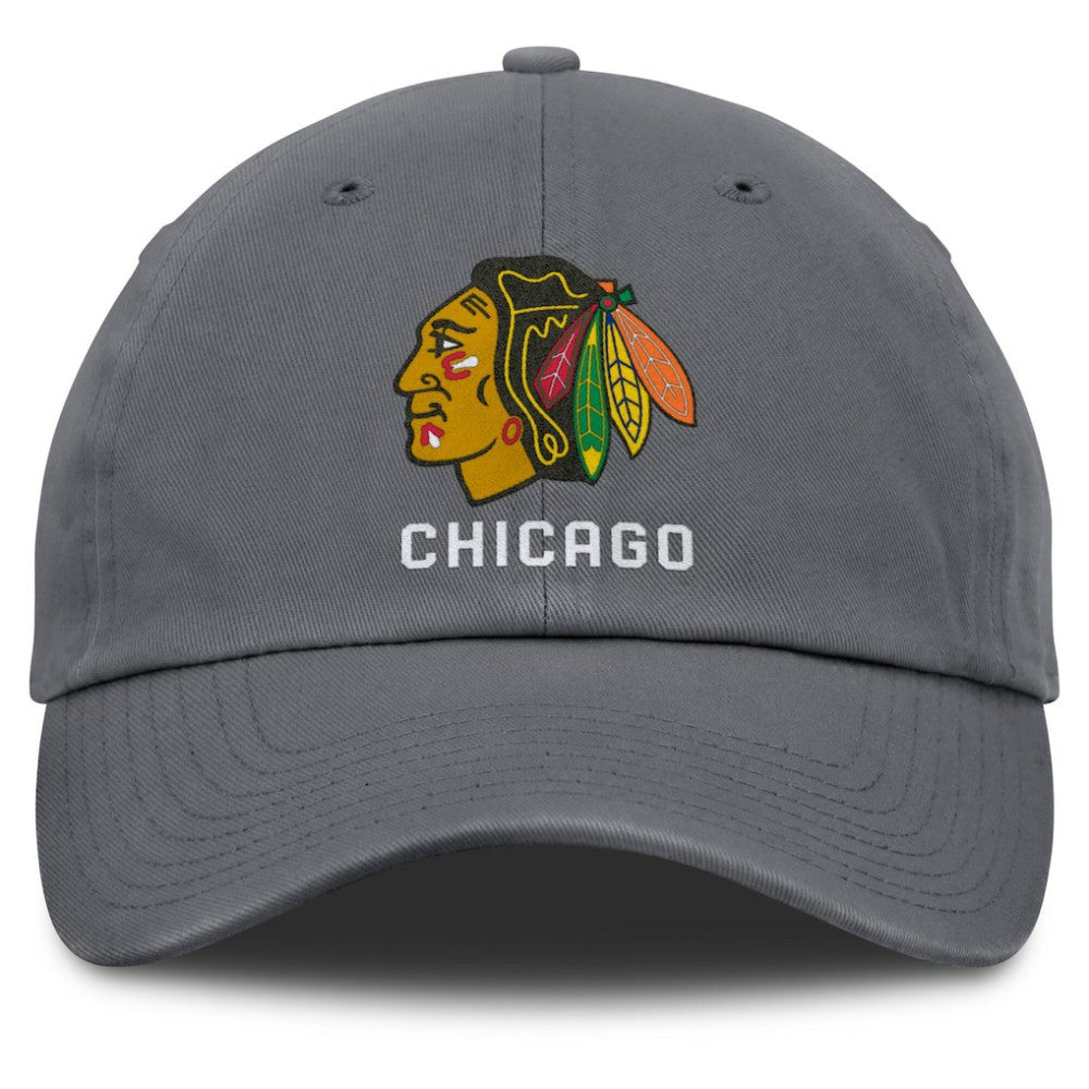 Chicago Blackhawks Fanatics Washed Adjustable Hat
