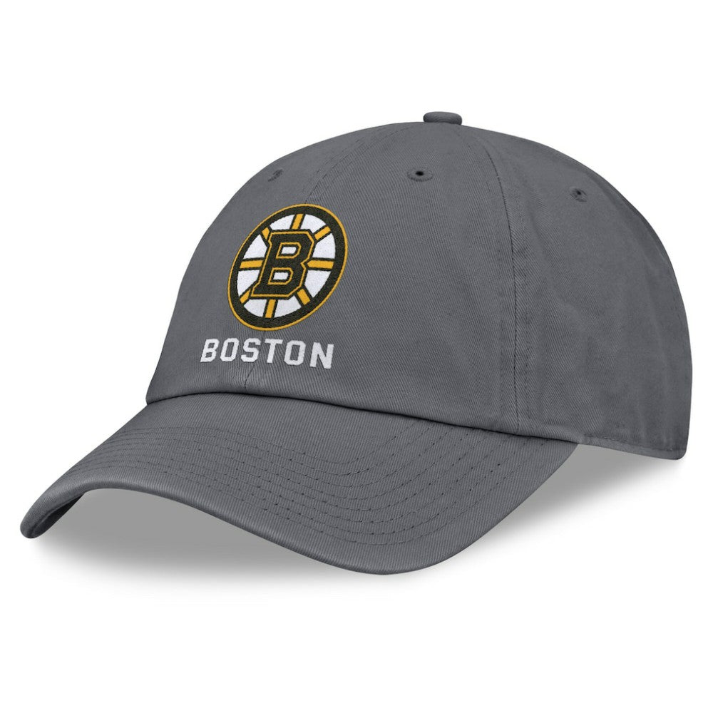 Boston Bruins Fanatics Washed Adjustable Hat