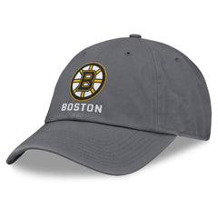 Boston Bruins Fanatics Washed Adjustable Hat