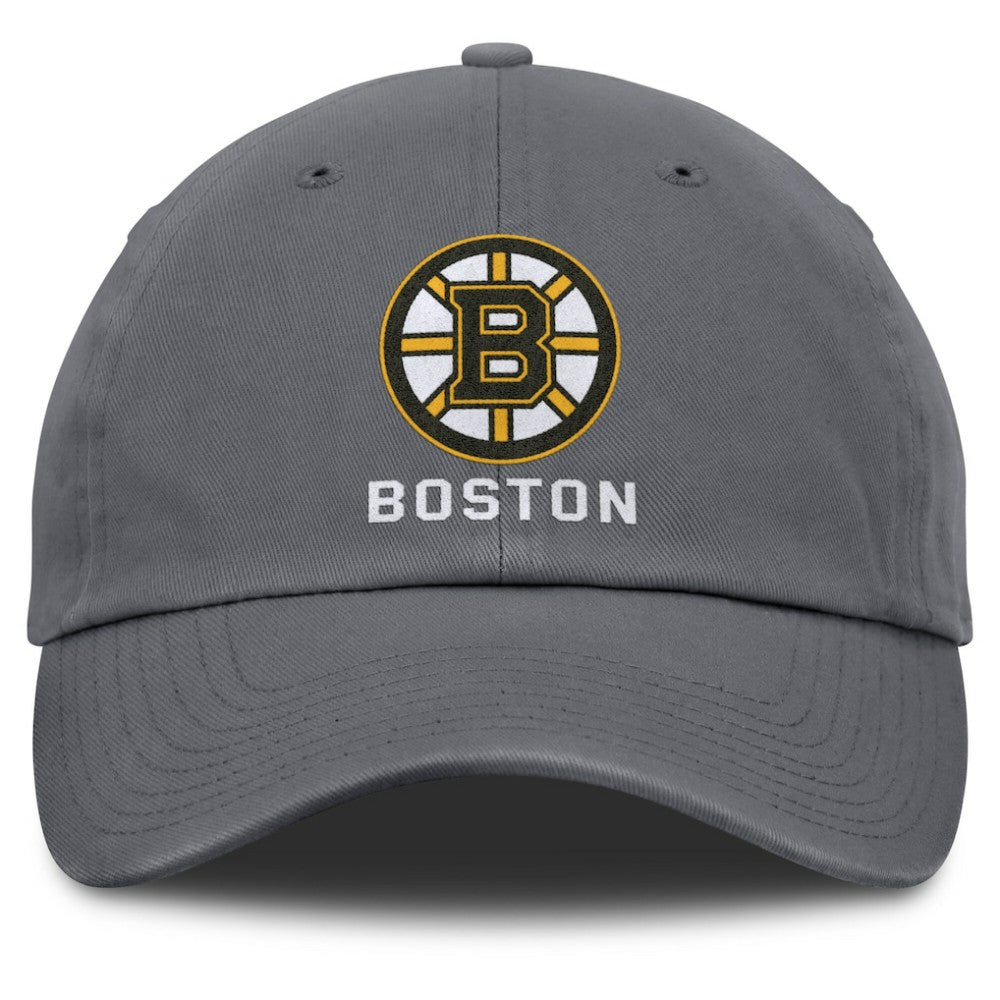 Boston Bruins Fanatics Washed Adjustable Hat