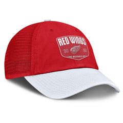 Detroit Red Wings Fanatics Fundamental One-Time Trucker Adjustable Hat