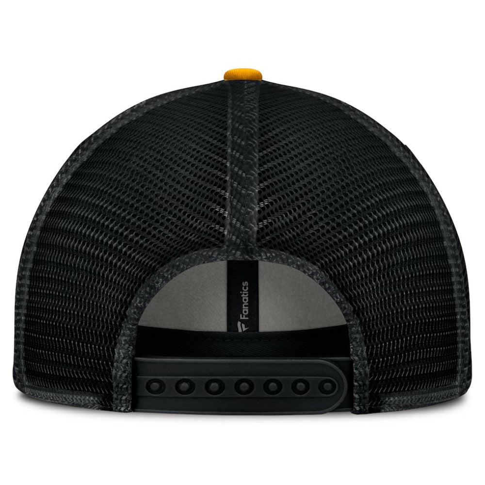 Boston Bruins Fanatics Fundamental One-Time Trucker Adjustable Hat