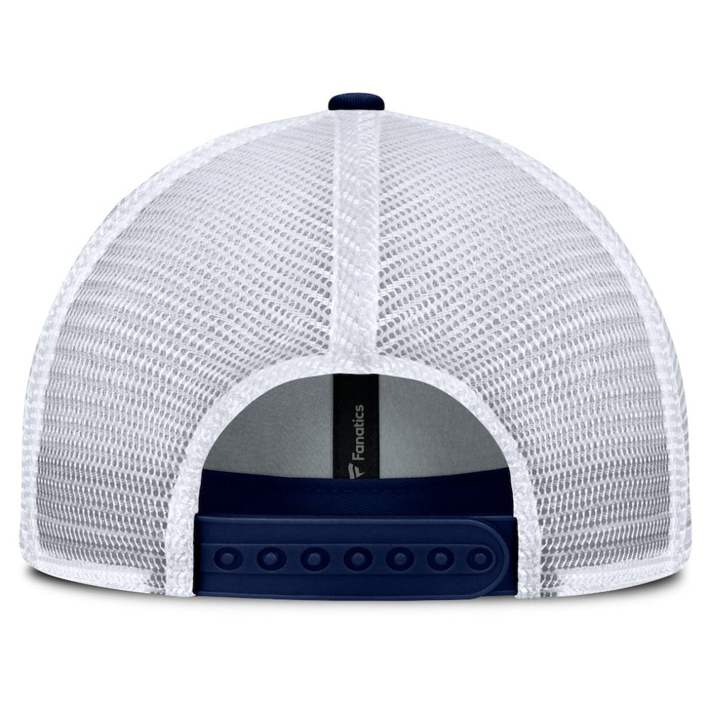 New York Rangers Fanatics Fundamental One-Time Trucker Adjustable Hat