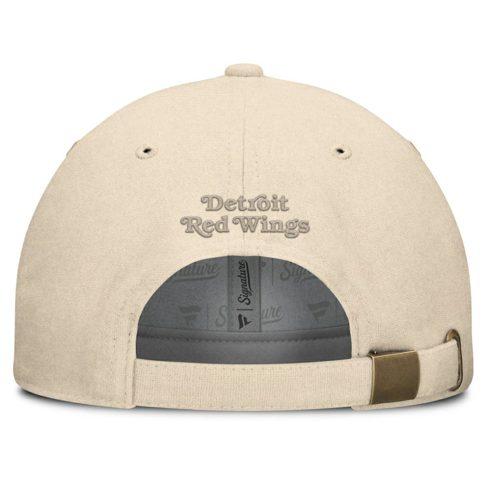 Detroit Red Wings Fanatics Front Office Canvas Adjustable Hat