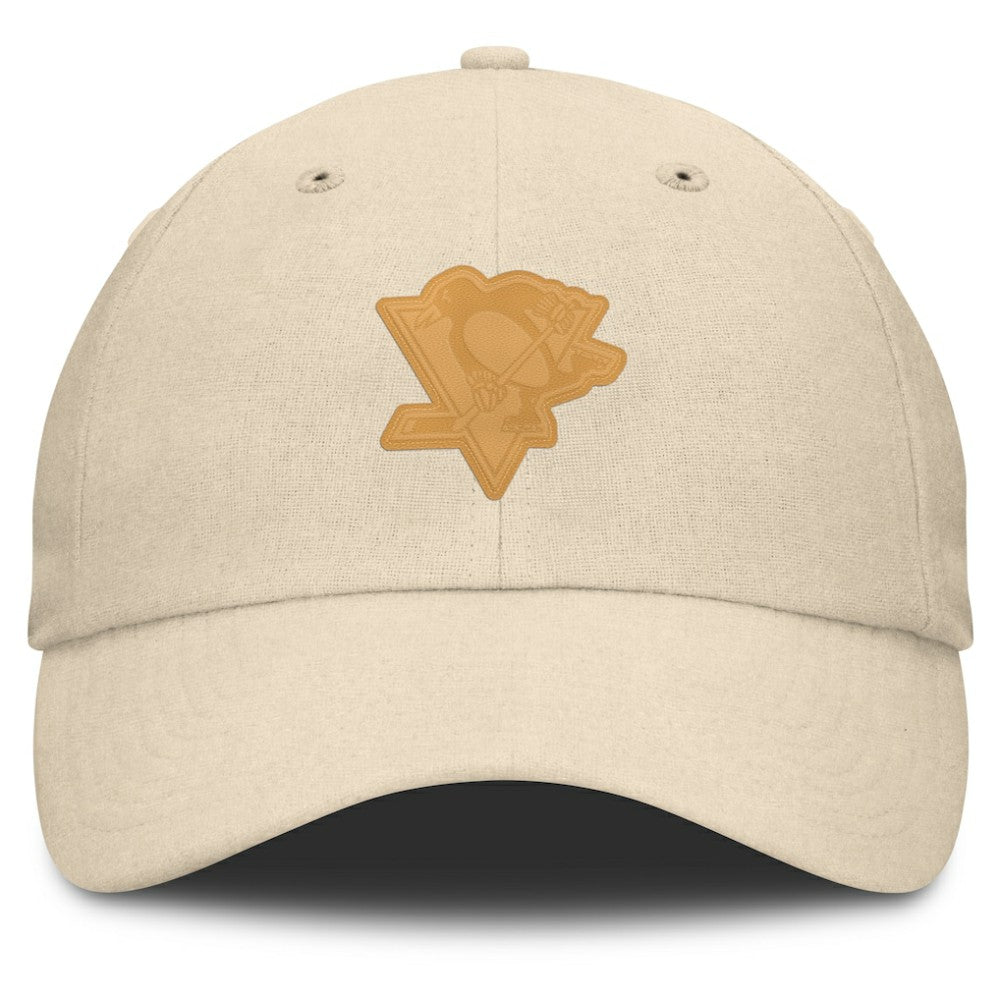 Pittsburgh Penguins Fanatics Front Office Canvas Adjustable Hat