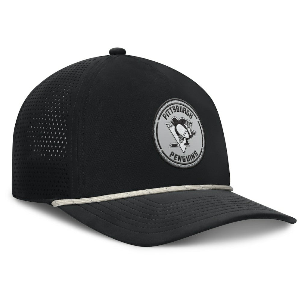 Pittsburgh Penguins Fanatics Front Office Performance A-Frame Adjustable Hat