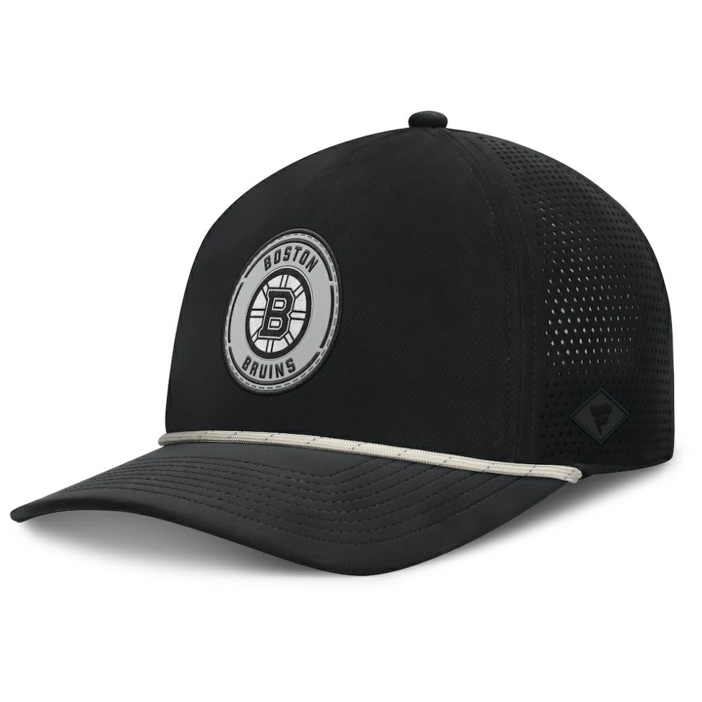 Boston Bruins Fanatics Front Office Performance A-Frame Adjustable Hat