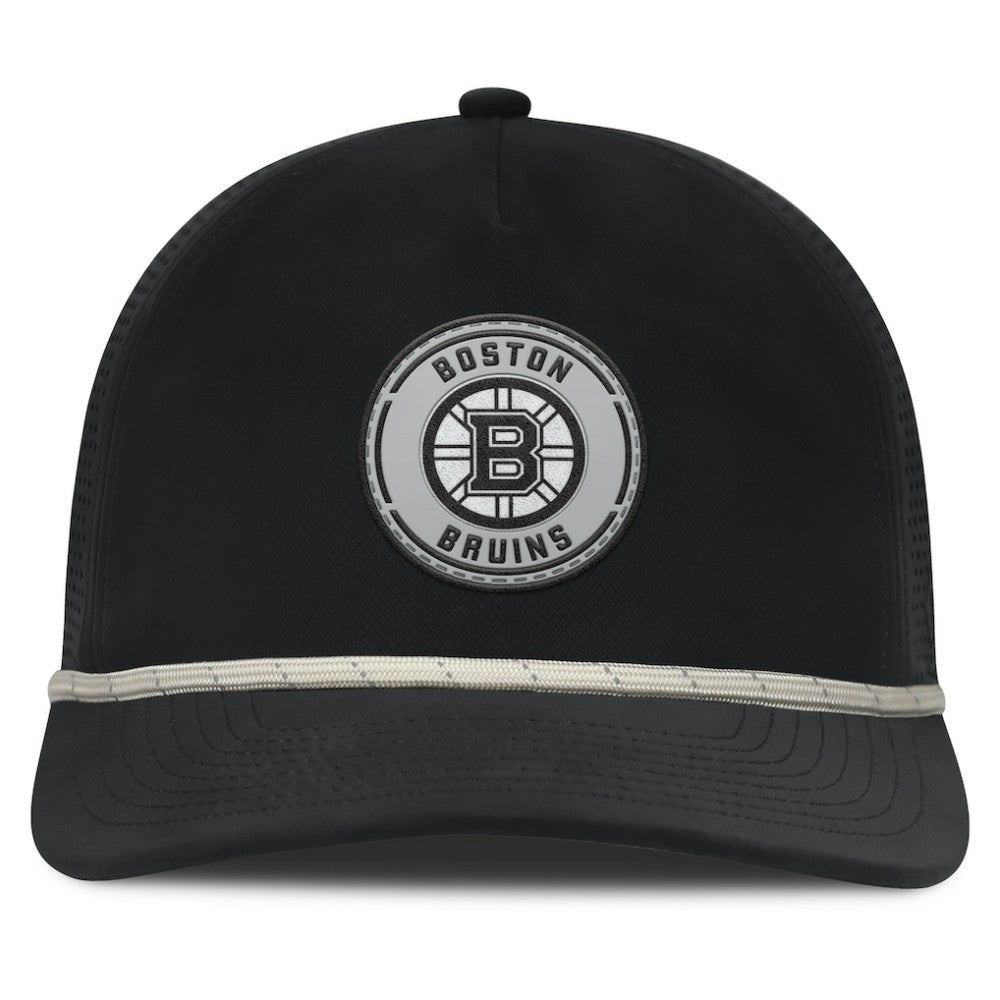 Boston Bruins Fanatics Front Office Performance A-Frame Adjustable Hat