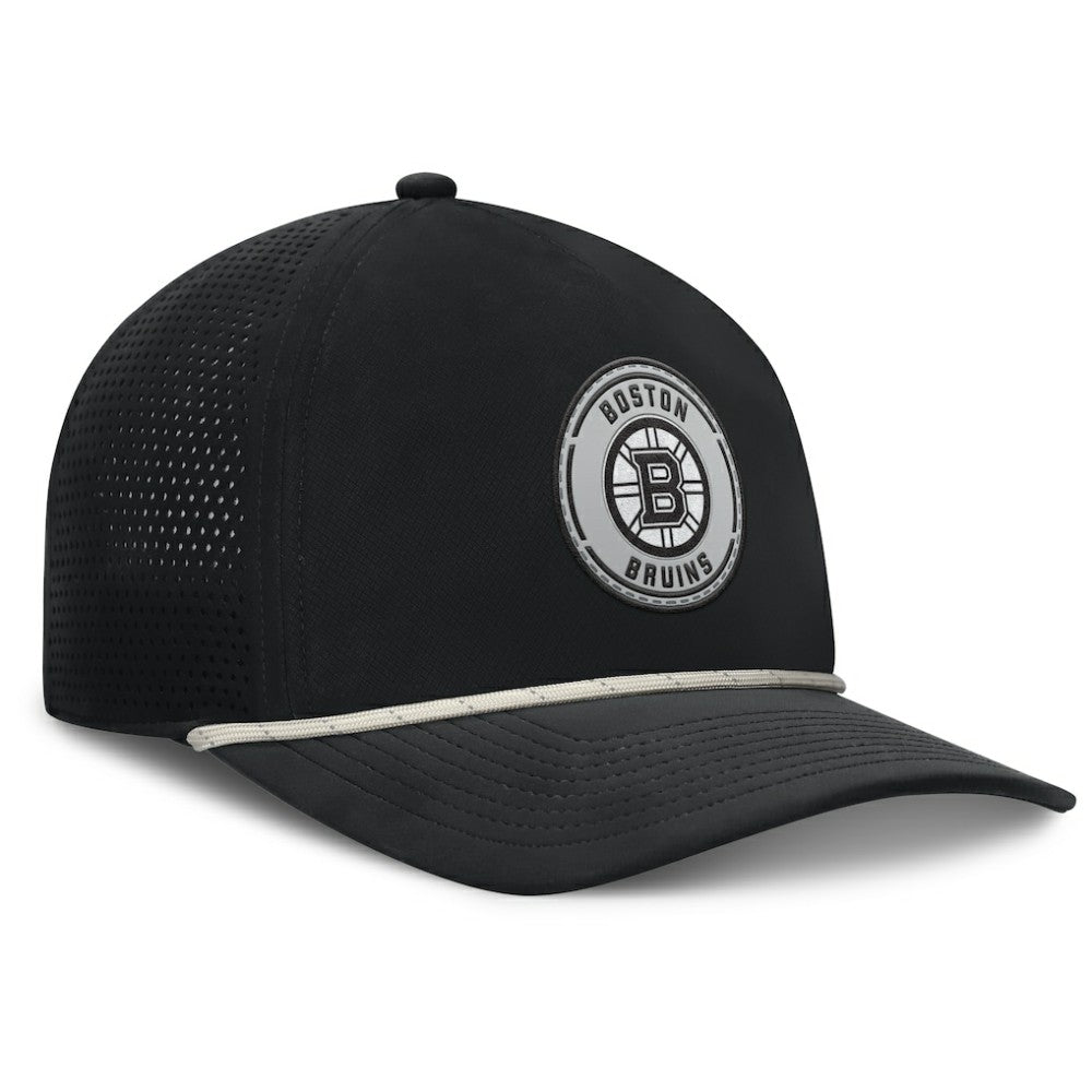 Boston Bruins Fanatics Front Office Performance A-Frame Adjustable Hat