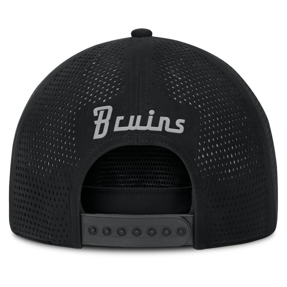 Boston Bruins Fanatics Front Office Performance A-Frame Adjustable Hat
