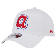 Atlanta Braves TC A-Frame 9FORTY Adjustable Hat - White | New Era