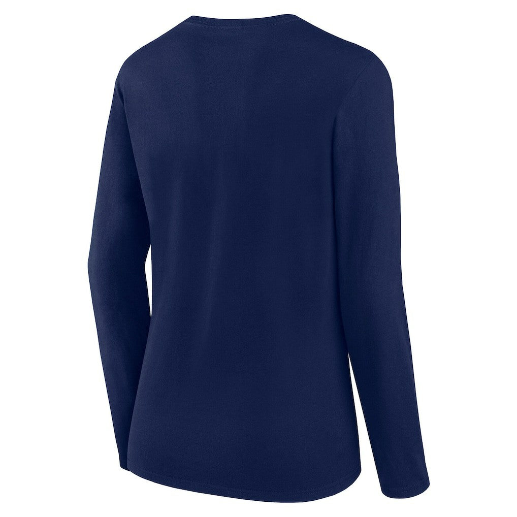 NFL New England Patriots Logo Athletic Women's Grip Long Sleeve T-Shirt