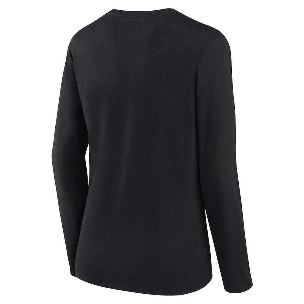 NFL New Orleans Saints Logo Athletic Women's Grip Long Sleeve T-Shirt