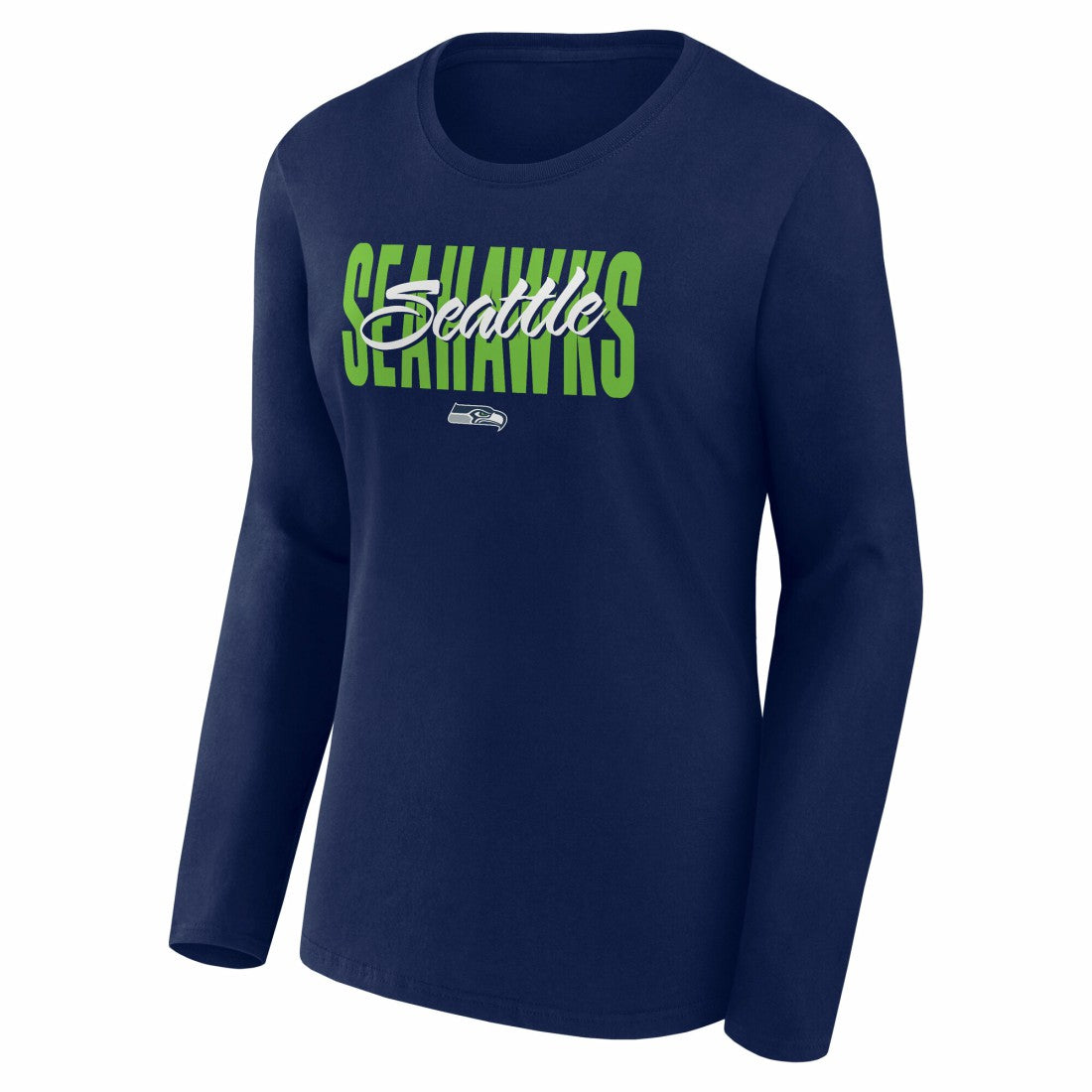 NFL Seattle Seahawks Logo Athletic Women's Grip Long Sleeve T-Shirt