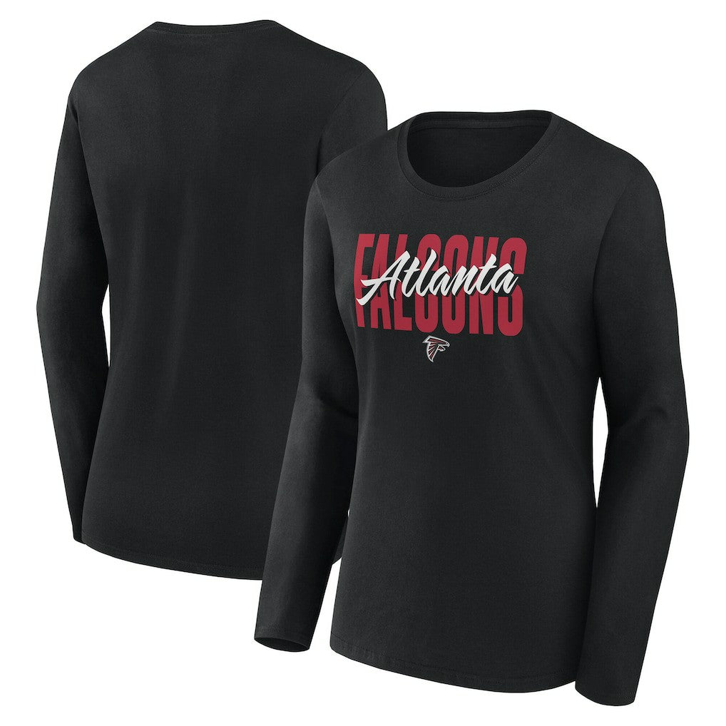 NFL Atlanta Falcons Logo Athletic Women's Grip Long Sleeve T-Shirt